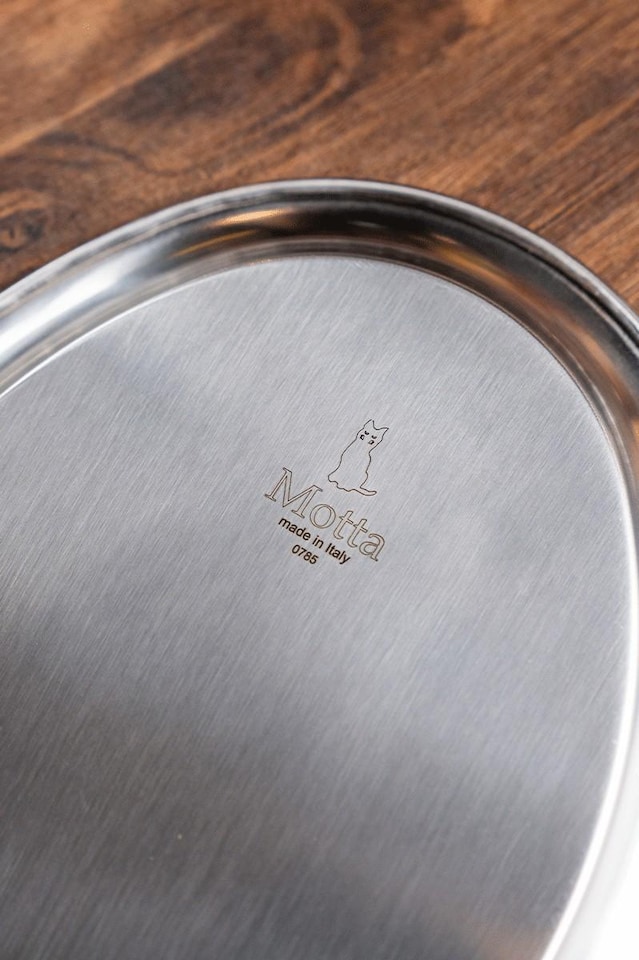Motta Espresso Tray Oval Stainless Steel