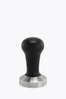 Motta Tamper Stainless Steel Flat with Black Wooden Handle 53mm