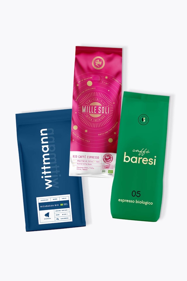 Organic Espresso Tasting Set 750g