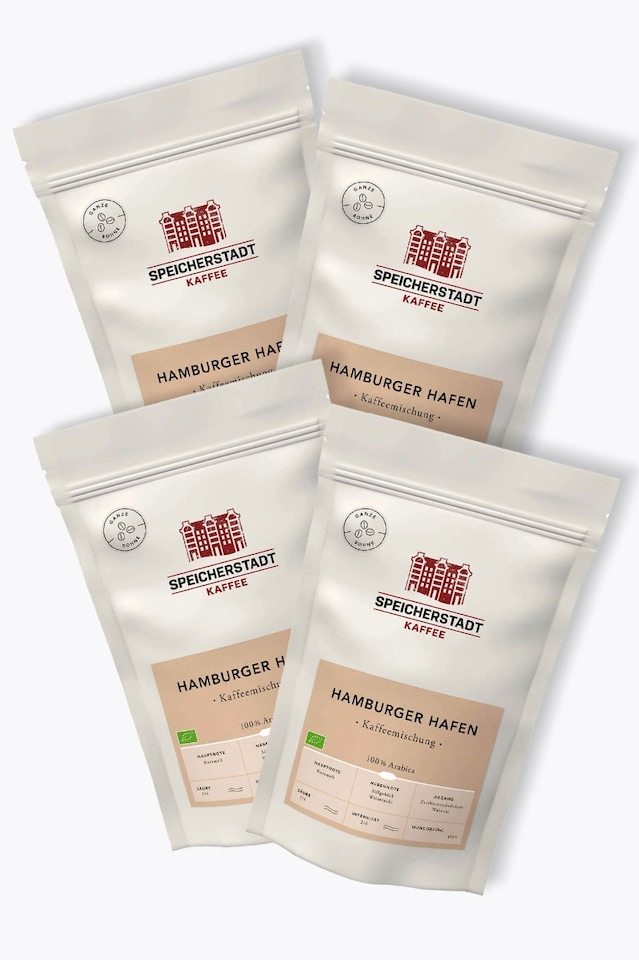Speicherstadt Hamburger Hafen Assemblage de cafés Bio Pack économique 2kg