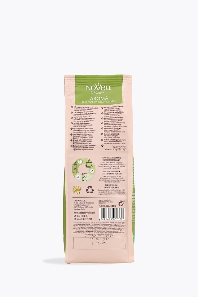 Novell Zero Waste Piu Aroma Bio 250g