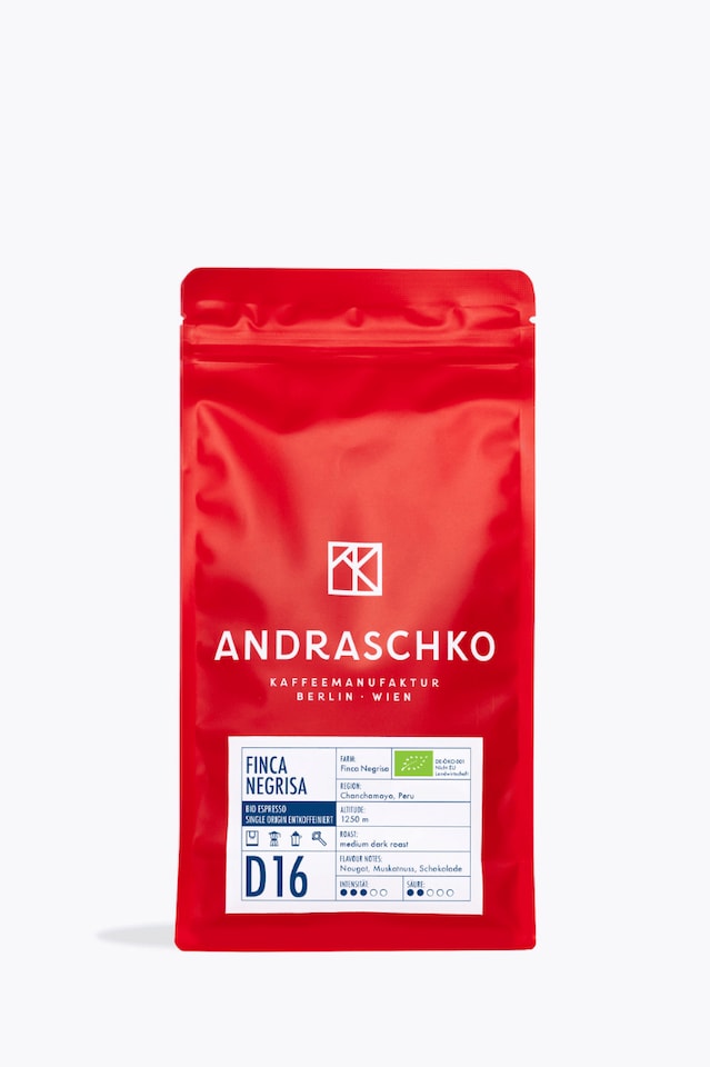 Andraschko Finca Negrisa Organic Decaffeinated 250g