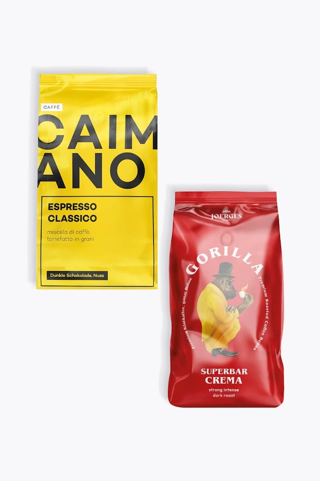 Gorilla Superbar Crema 1kg & Caffè Caimano Espresso Classico 1kg