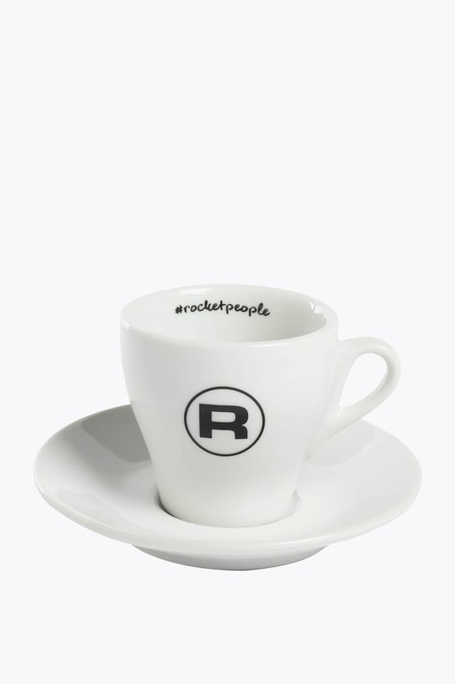 Rocket Flat White Cup White