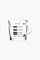 Joefrex espresso shot glass double spout