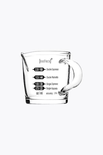 Joefrex espresso shot glass double spout