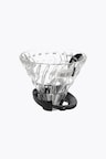 Hario V60 Glass Dripper 02 Coffee Filter (Pour-Over Brewer) schwarz