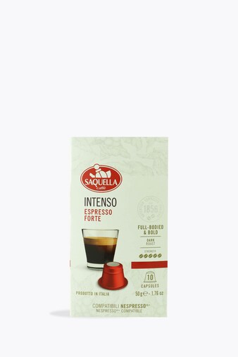 Saquella Bar Italia Intenso 10 Nespresso® Compatible Capsules