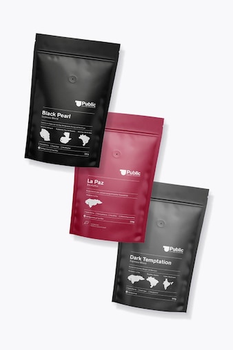 Public Coffee Roasters Tasting Set 750g