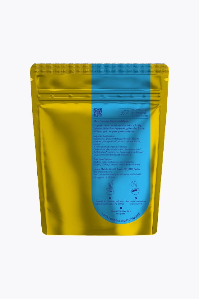 Matchasome Bio Ceremonial Banana Matcha 40g