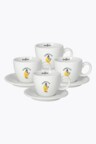 Gorilla sada 4 šálků na caffè latte