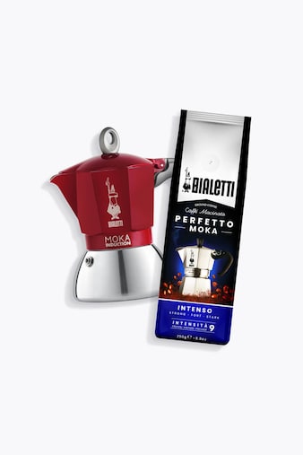 Bialetti Induktion 4 Tassen + Bialetti Caffè