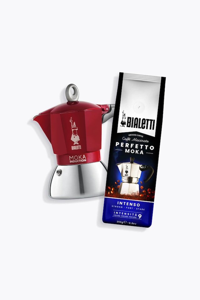 Bialetti Induktion 4 Tassen + Bialetti Caffè