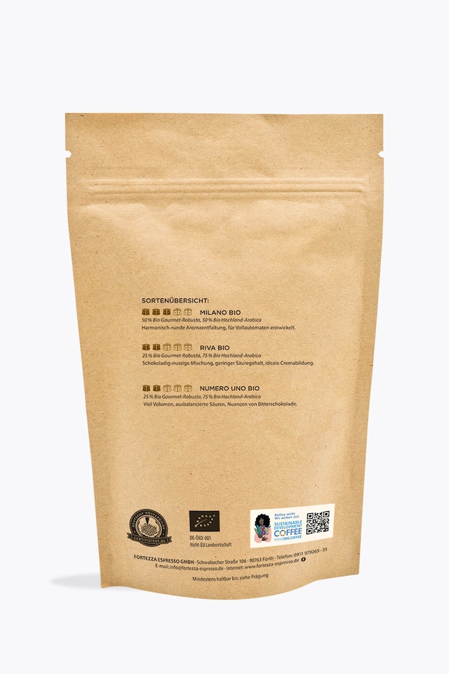 Fortezza Espresso Numero Uno Bio 250g