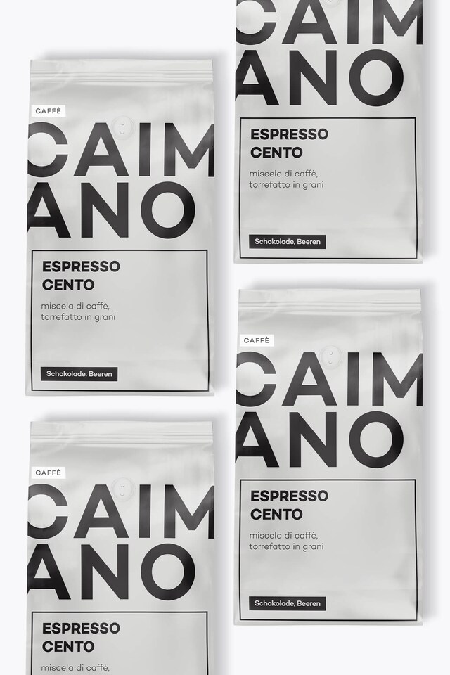 Caffè Caimano Espresso Cento Value Pack 4kg