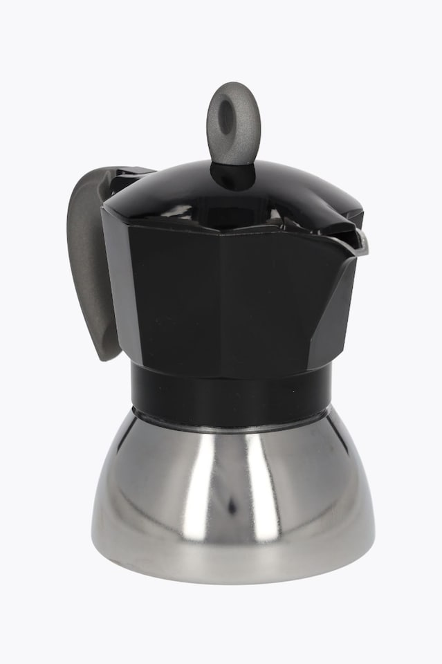 Bialetti Espressokocher New Moka Induction 4 tasses Noir
