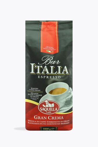 Saquella Bar Italia Espresso Gran Crema 1kg