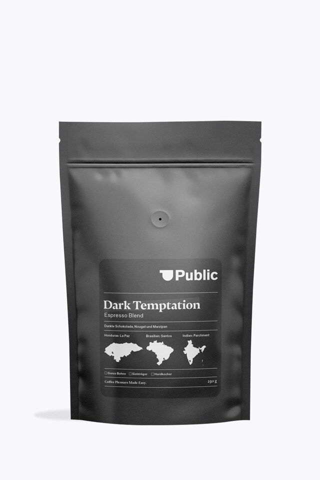 Public Coffee Roasters, Public Coffee Roasters Dark Temptation 250g, , Image 1 of 1
