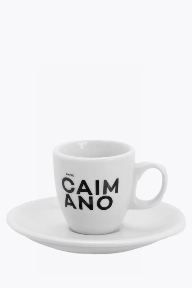 Caffè Caimano Espresso Cup with Saucer