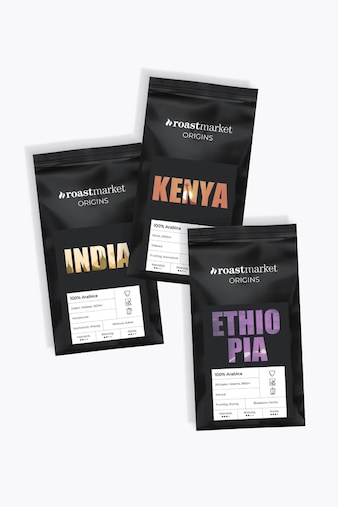 roastmarket ORIGINS Filter Coffee Tasting Set 750g