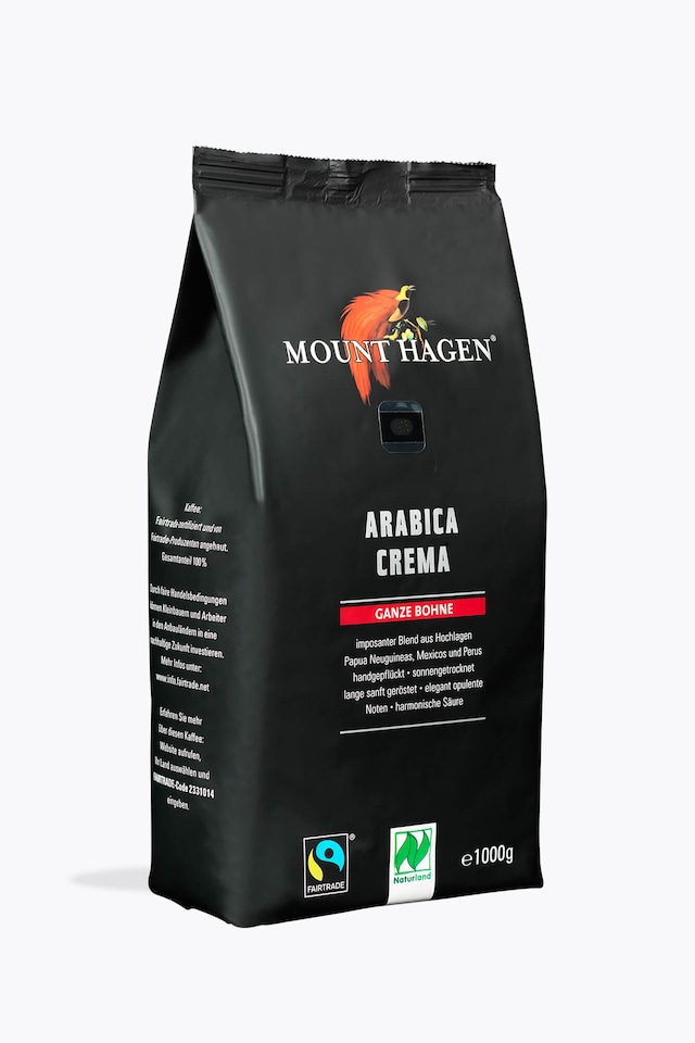 Mount Hagen Arabica Crema Organic 1kg
