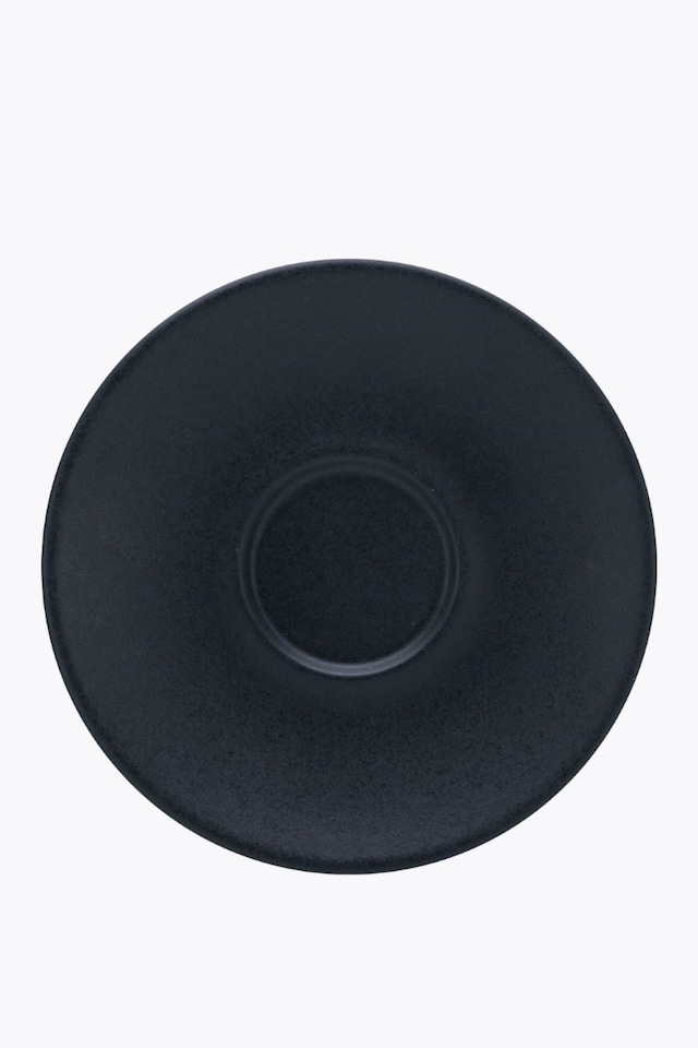 CreaTable Soft Touch espresso saucer black