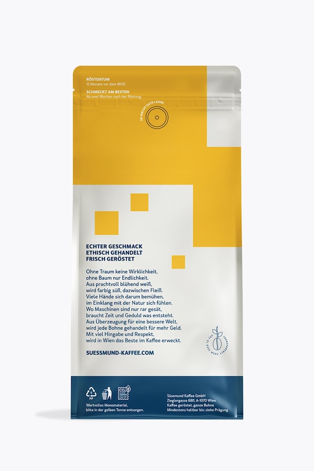 Süssmund Montecristo Bio & Direct Trade Espresso 1kg