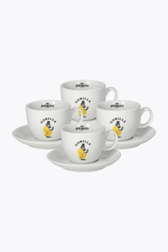 Gorilla Cappuccino šálků 4er sada