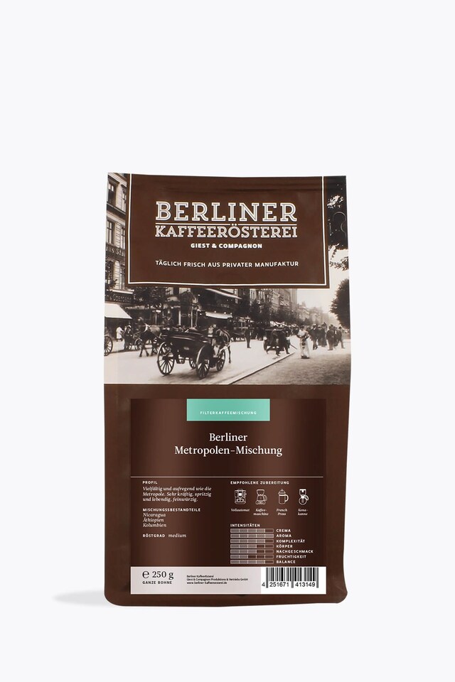 Berliner Kaffeerösterei Berliner Metropolen Blend 250g