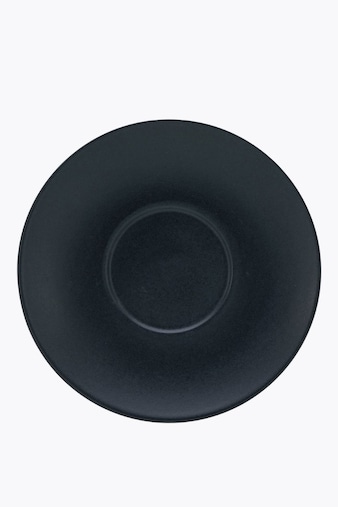 CreaTable Soft Touch Cappuccino Saucer Black