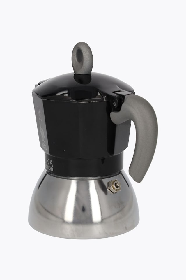 Bialetti Espressokocher New Moka Induction 4 tasses Noir