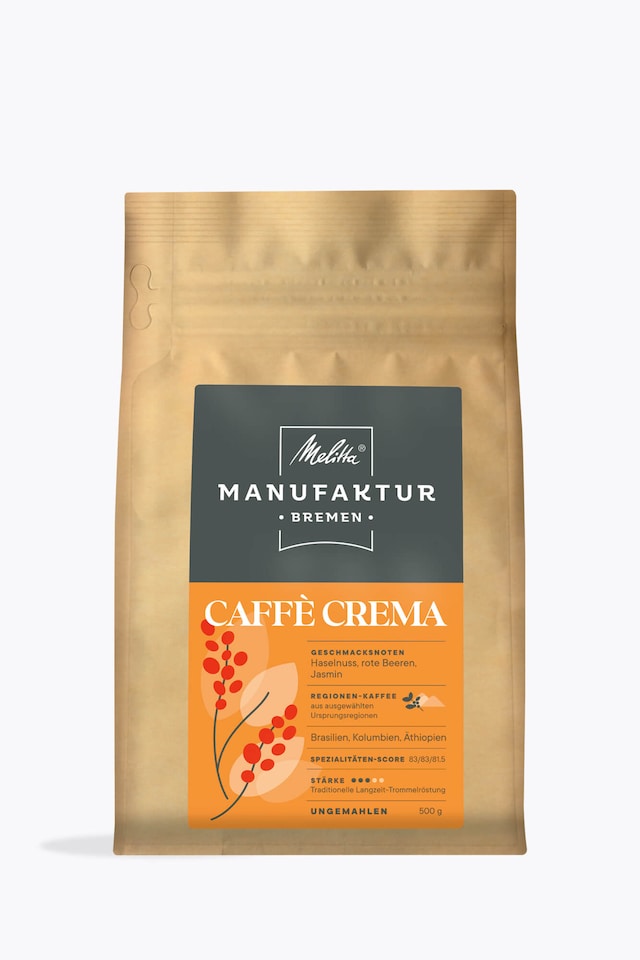 Melitta® Manufaktur Bremen Caffé Crema Projekt- & Regionen-Coffee 500g