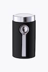 Zeller Present Storage Container with Spoon, Ceramic/Stainless Steel, Black