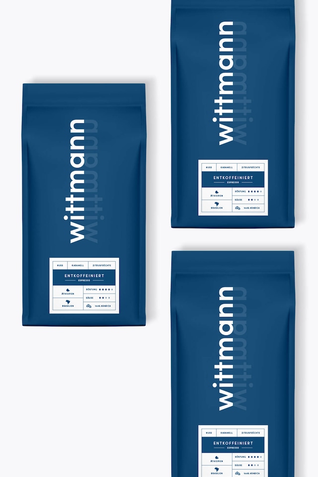 Wittmann Coffee Decaffeinated Value Pack 3kg