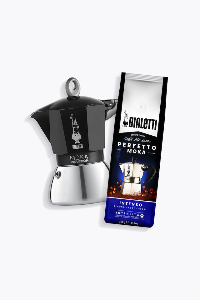 Bialetti Induktion 6 Tassen + Bialetti Caffè