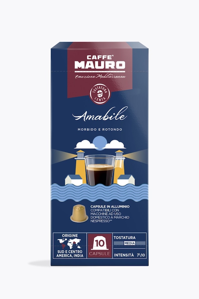 Caffè Mauro Amabile 10 Nespresso® Compatible Capsules