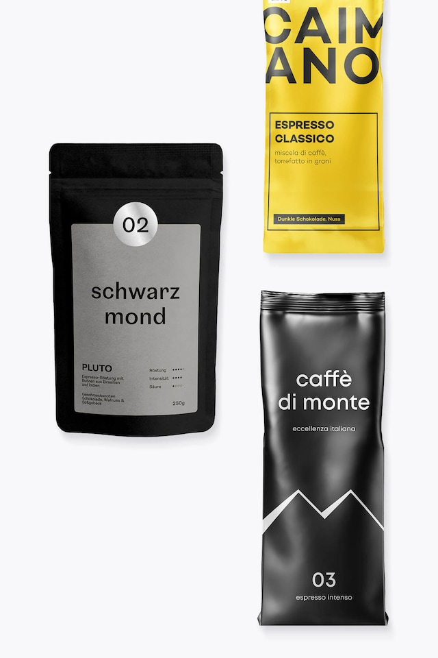Schokoladig-Nussiger Coffee - Tasting Set 750g