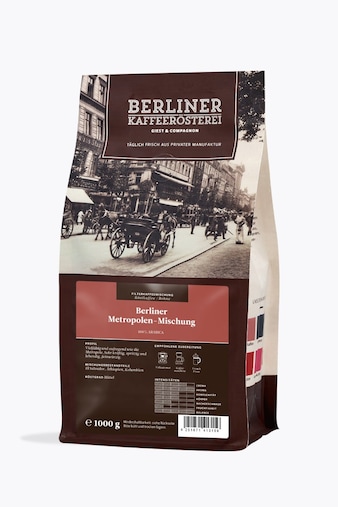 Berliner Kaffeerösterei Berlin Metropolis Blend 1kg