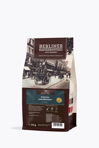 Berliner Kaffeerösterei Espresso Decaf 250g