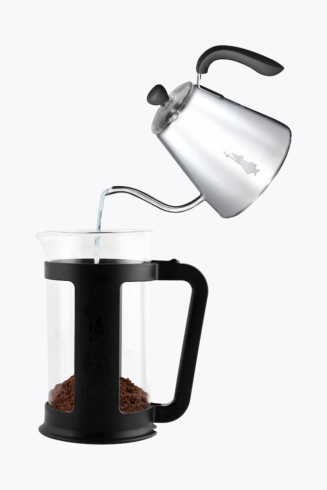 Bialetti French Press Smart 0,35 Liter schwarz Zubereitung