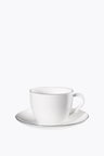 ASA Selection cappuccino cup with saucer ligne noire