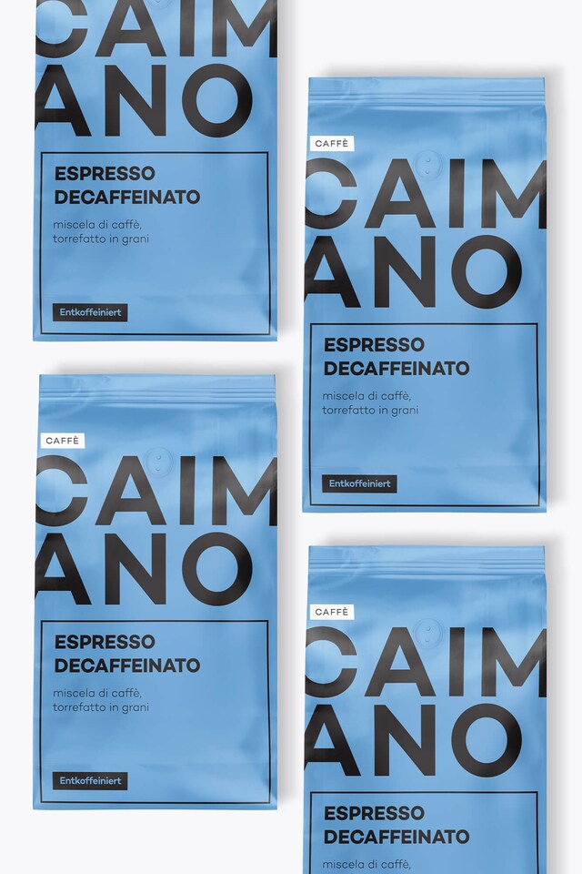 Caffè Caimano Espresso Decaffeinato Value Pack 4kg
