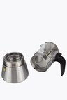 Milu Stainless Steel Glas Induktion Espresso Maker-Set (5-tlg.) 4 Cups