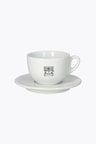 La Marzocco Linea cappuccino cup black with saucer