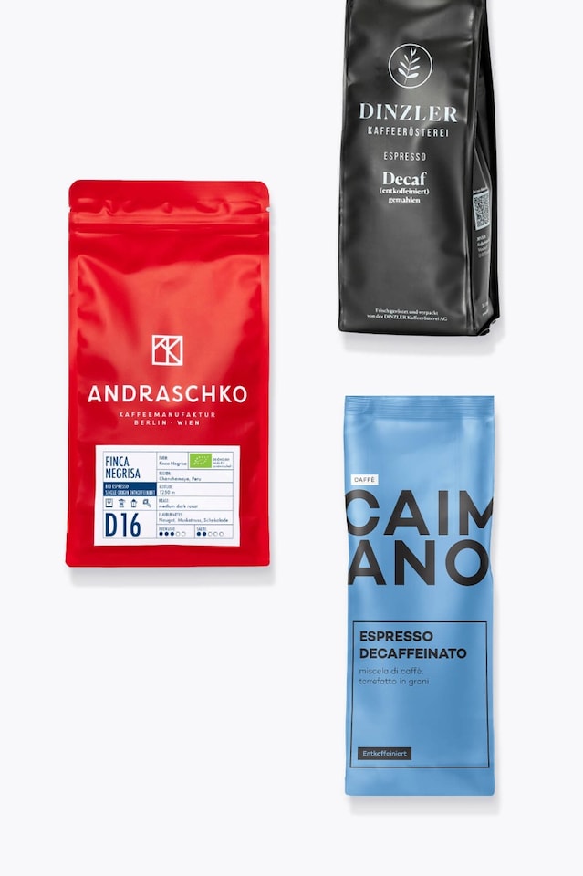 Decaffeinateder Espresso - Tasting Set 750g