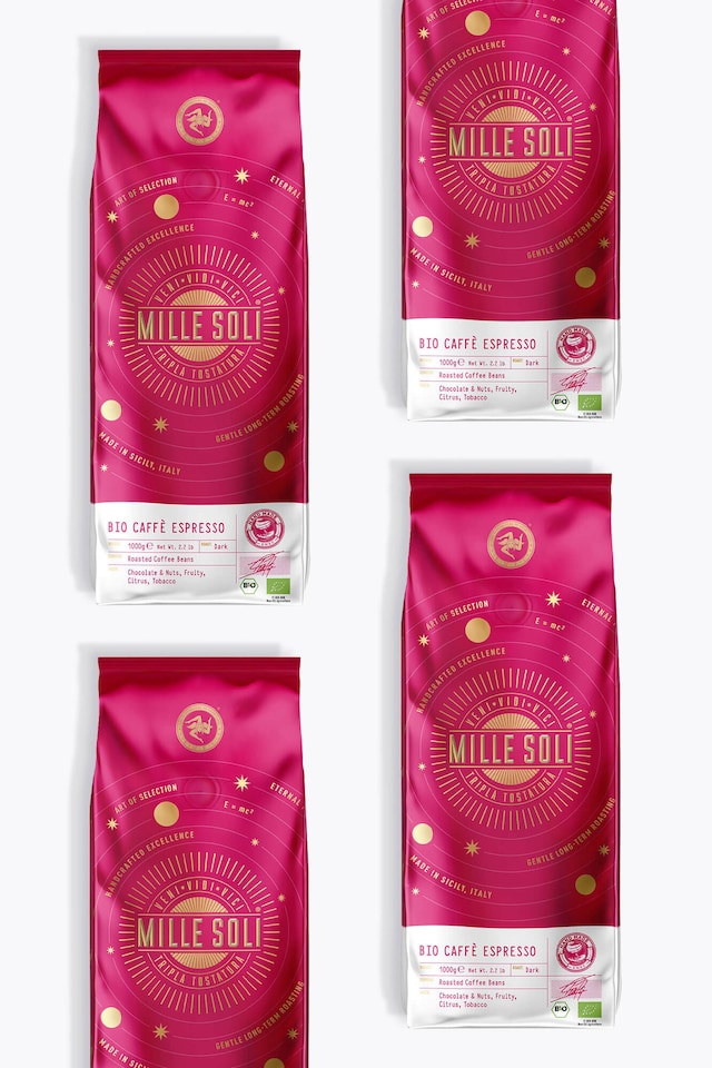 Mille Soli Caffe Espresso Bio pack économique 4kg