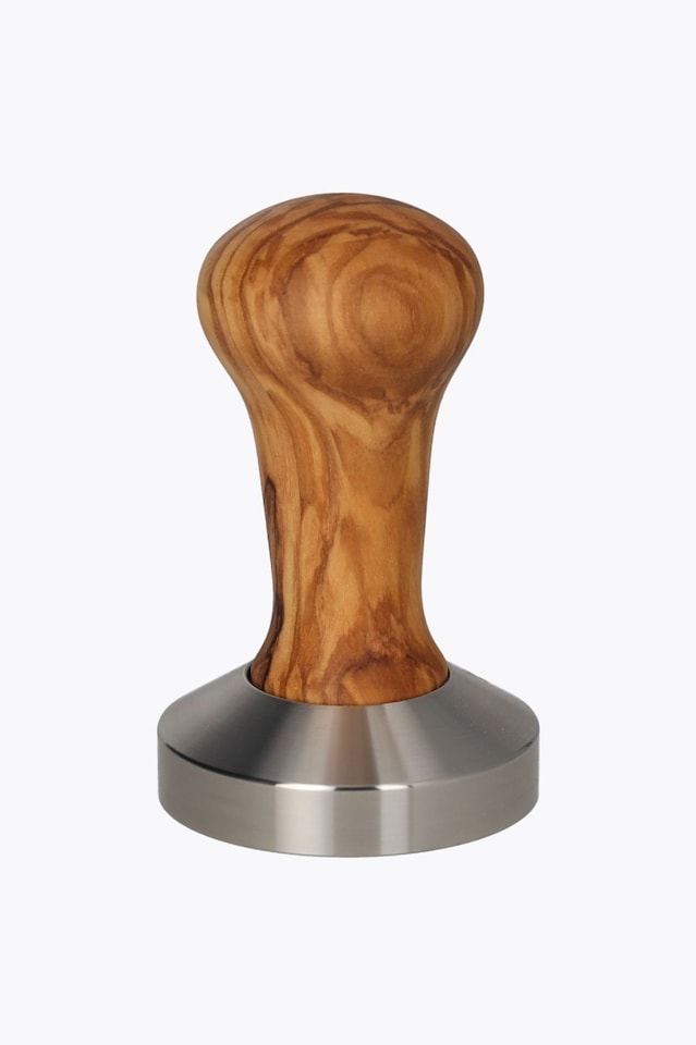 Motta Tamper Olivenholz Flat Base 58mm