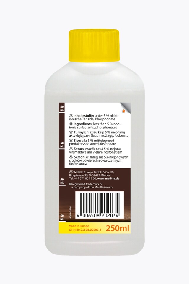 Melitta Perfect Clean Milk System Cleaner 250ml 2