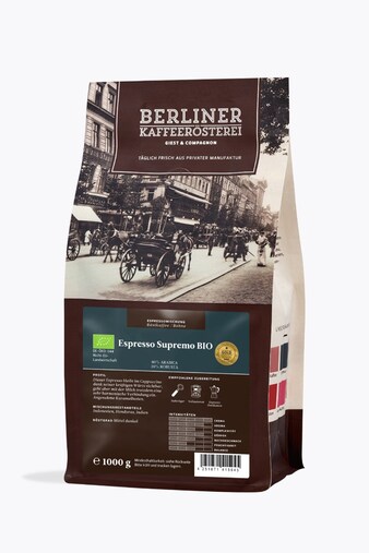 Berliner Kaffeerösterei Espresso Supremo Organic 1kg