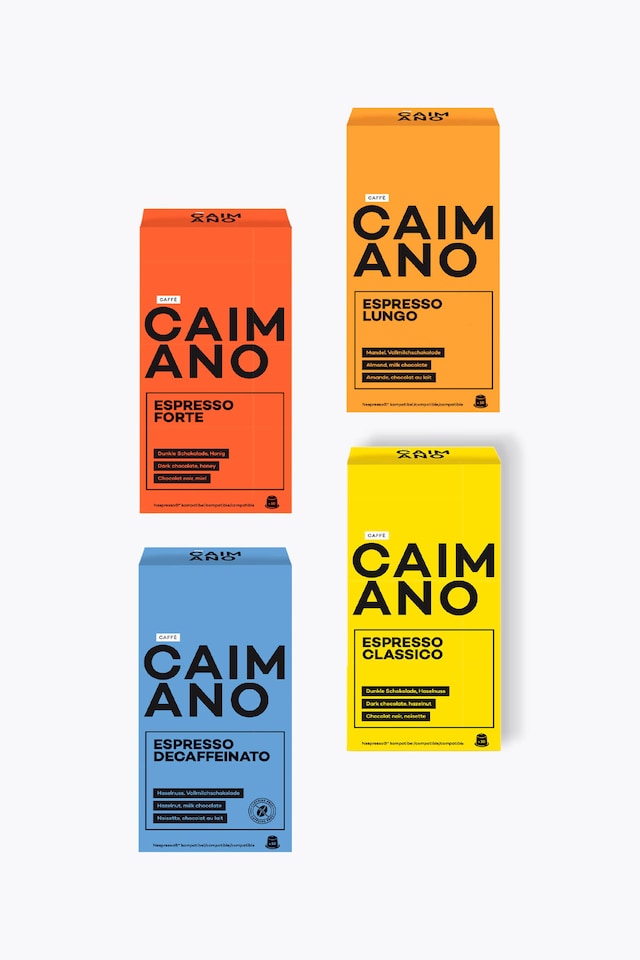 Caffè Caimano Espresso 40 Nespresso® Compatible Capsules Tasting Set 2